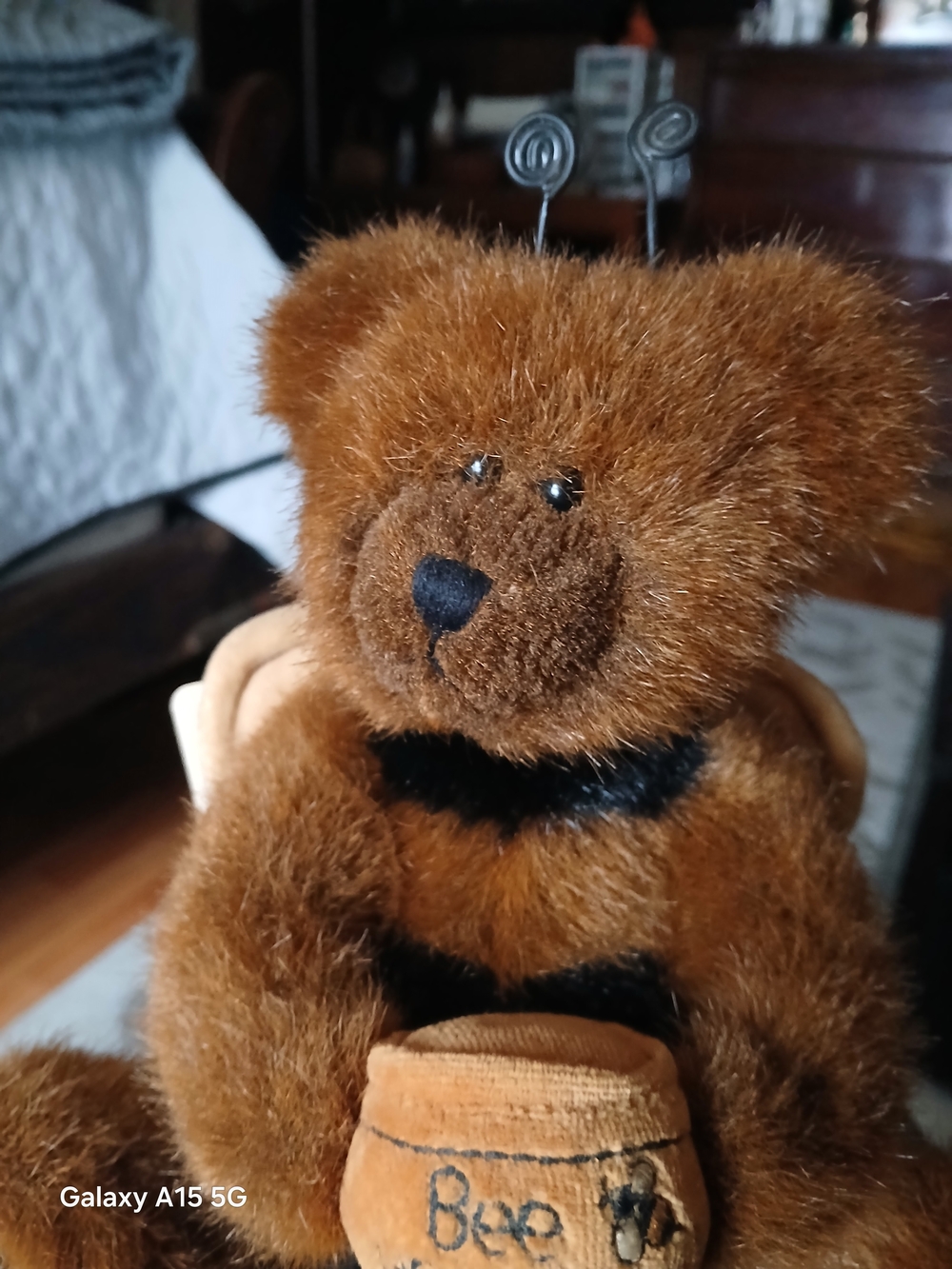 Boyds Bears Brown Plush Bee Bear with Honey Pot